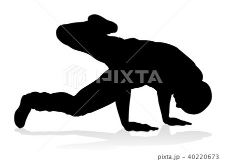 Street Dance Dancer Silhouette 40220673