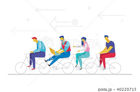 Business team - flat design style colorful illustration 40220715