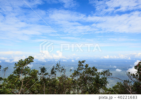 Borneo landscape view from mount api Borneo landscape view from mount api 40221683