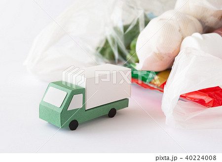 移動スーパー　ネットスーパー　配達　買い物　移動販売車　買い物難民 40224008