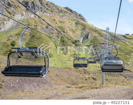 Image of funicular in mountain slope Image of funicular in mountain slope 40227151