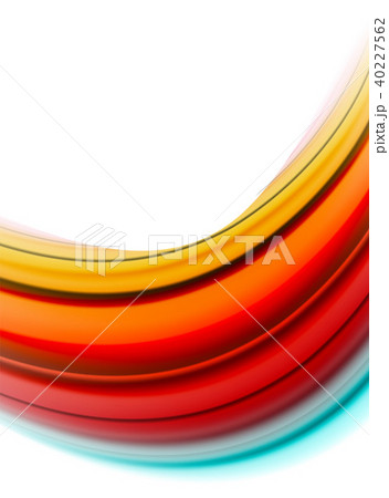 Abstract wave lines fluid color stripes. Vector artistic illustration for poster or web banner Abstract wave lines fluid color stripes. Vector artistic illustration for poster or web banner 40227562