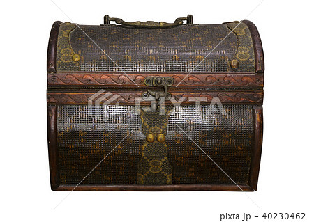 antique dusty decorative chest isolated antique dusty decorative chest isolated 40230462
