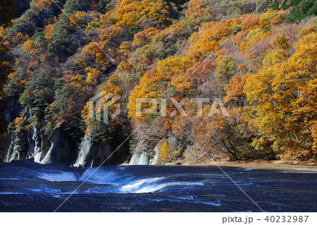 【紅葉最盛期】吹割の滝・吹割渓谷の紅葉(午前) 【紅葉最盛期】吹割の滝・吹割渓谷の紅葉(午前) 40232987