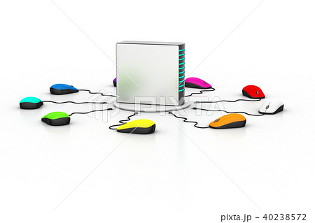 computer mouse connected Server 40238572