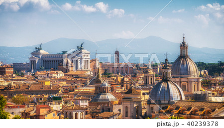 Rome, Italy Skyline in Panoramic View 40239378