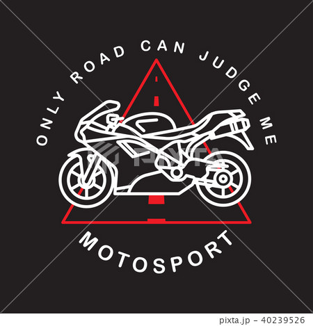 Motosport logotype. Vector. Illustration. 40239526