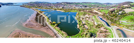 Aerial view of the Conwy area in north wales Aerial view of the Conwy area in north wales 40240414
