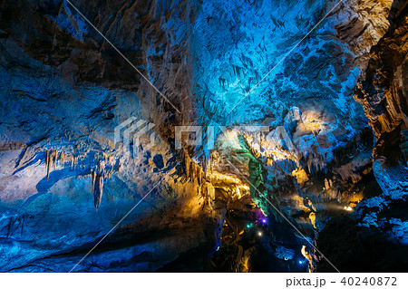 Kutaisi, Georgia. View Of Prometheus Cave Also Called Kumistavi  40240872
