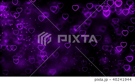 Valentine's day background, flying abstract hearts and particles Valentine's day background, flying abstract hearts and particles 40241944