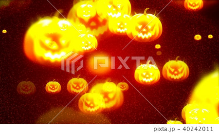 Background with nice halloween pumpkins. 3D rendering 40242011