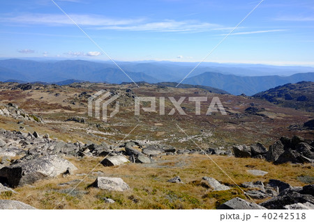 オーストラリア大陸最高峰コジオスコ山 40242518