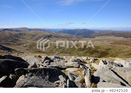 オーストラリア大陸最高峰コジオスコ山 40242520