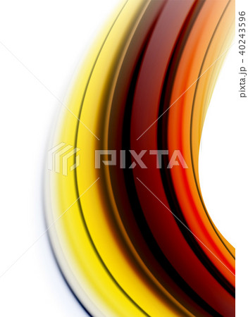 Abstract wave lines fluid color stripes. Vector artistic illustration for poster or web banner 40243596