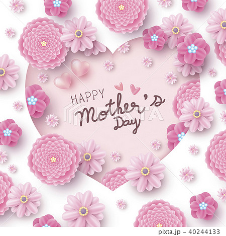 Happy mother's day card concept design 40244133
