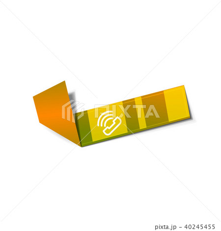 Vector phone support web button 40245455