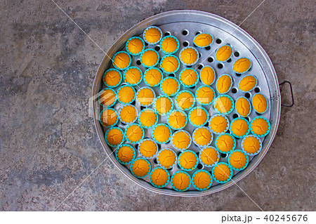 Toddy Palm Cake (Kanom Tarn), Traditional sweet. 40245676