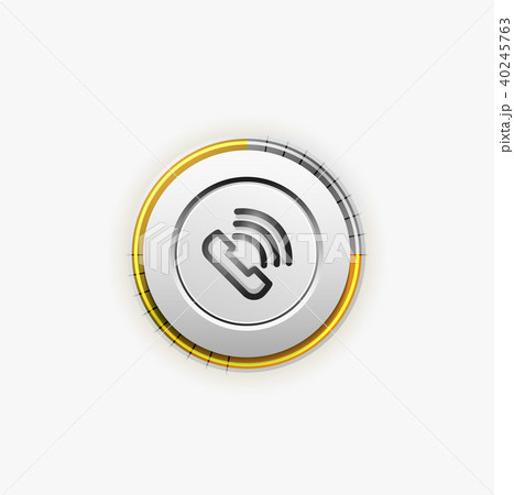 Phone button, call support idea, vector illustration Phone button, call support idea, vector illustration 40245763