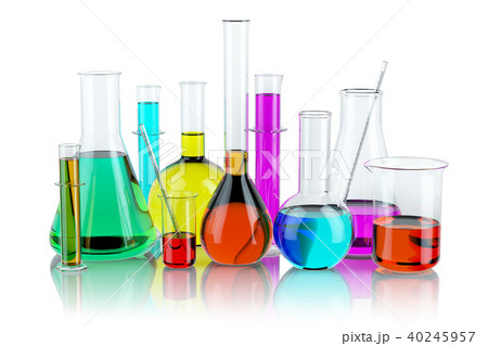 Laboratory glassware test glass flasks Laboratory glassware test glass flasks 40245957