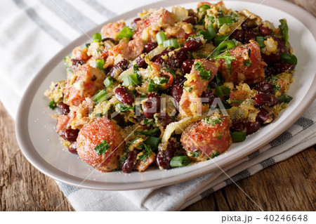 Brazilian traditional tropeiro fried beans 40246648