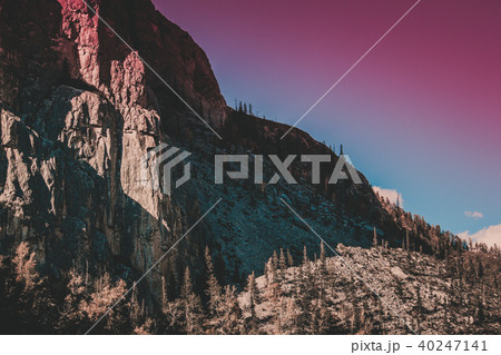 Gently sloping hills and pastel colors. Gently sloping hills and pastel colors. 40247141
