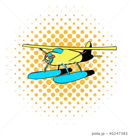 Hydroplane icon, comics style 40247383