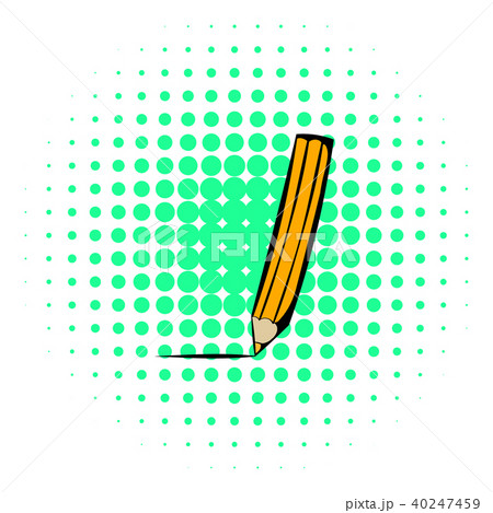 Pencil icon, comics style 40247459