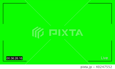 cctv Live and timecode chroma key 40247552