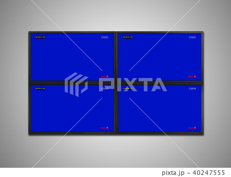 cctv monitor 4 display for control room cctv monitor 4 display for control room 40247555