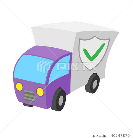 Car guard shield icon, cartoon style  40247870