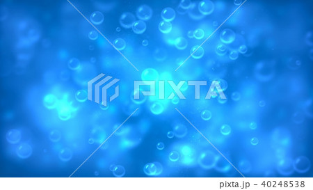 Background with nice flying bubbles 3D rendering 40248538