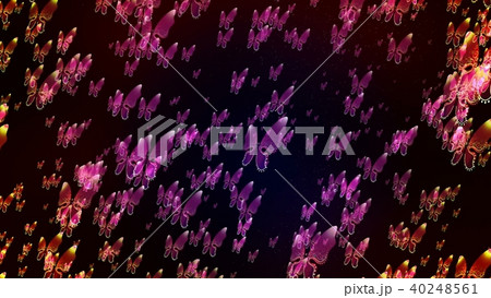 Background with nice abstract buterfly 3D rendering 40248561