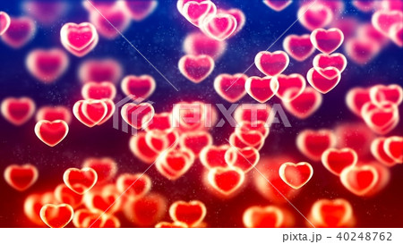 Background with nice flying red hearts 3D rendering Background with nice flying red hearts 3D rendering 40248762