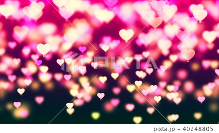 Background with nice colorful flying balloons hearts 3D rendering 40248805