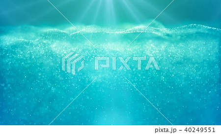 Background with nice underwater air bubbles 3D rendering 40249551