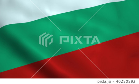 Realistic Bulgaria flag 3D rendering 40250592