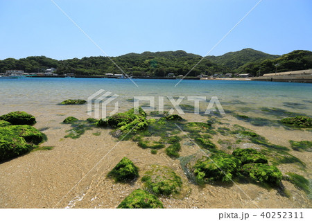 五島列島 日島の浜辺 五島列島 日島の浜辺 40252311