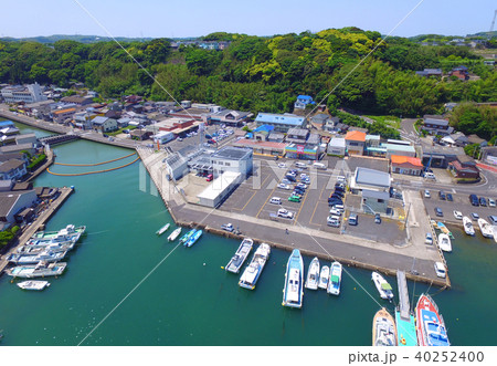 呼子港の上空から 40252400