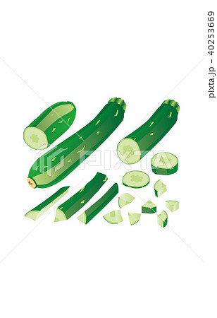 カット野菜ズッキーニ 40253669