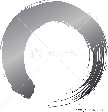 丸　円　金　筆文字 40256247