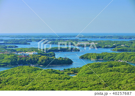 晴天下の英虞湾 40257687