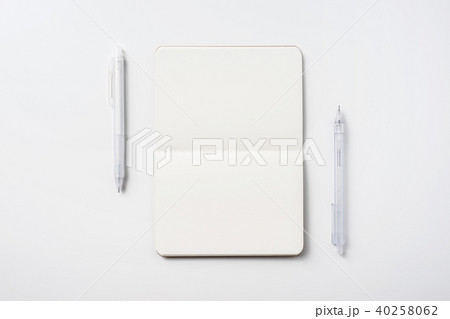 white page notebook isolated on white background 40258062