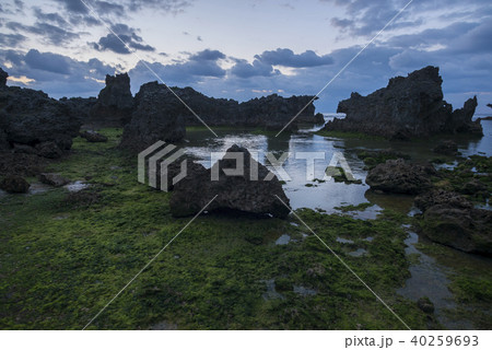 沖永良部島 ウジジ浜 奇岩 沖永良部島 ウジジ浜 奇岩 40259693