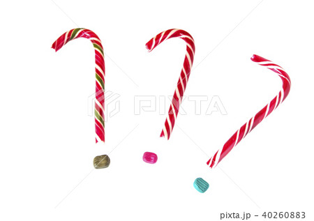 three christmas staff on white isolated background three christmas staff on white isolated background 40260883