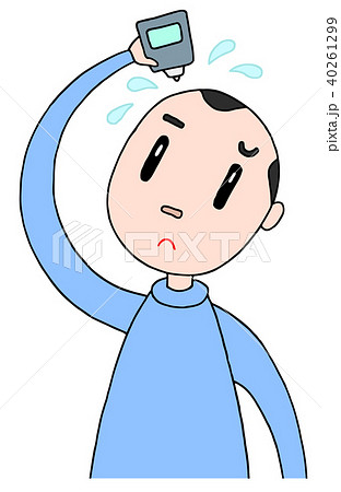 薄毛治療 1のイラスト素材