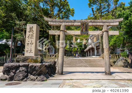 美保神社の参道鳥居　二の鳥居 40261390
