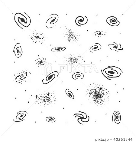 Spiral Galaxy Drawing