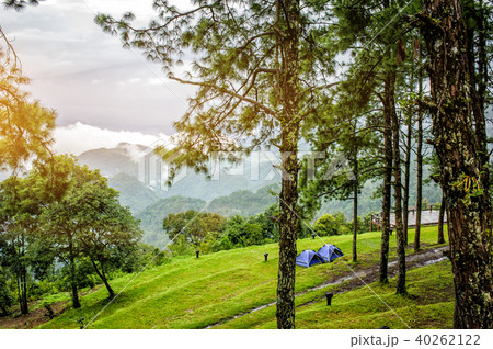 Camping near the scenic spot with Sunrise 40262122
