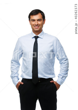 businessman isolated on white background businessman isolated on white background 40262373