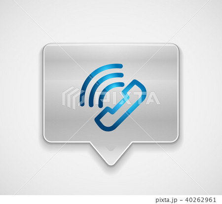 Vector phone support web button Vector phone support web button 40262961
